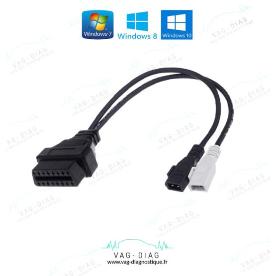 Adaptateur OBD VAG 2+2 - OBD1 à OBD2