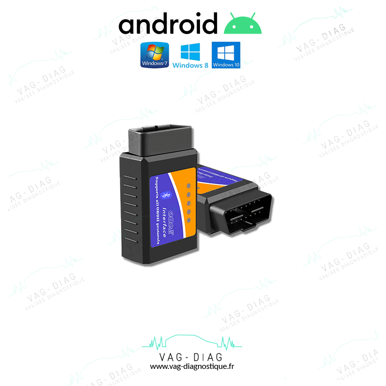 Valise diag Outil de Diagnostic Voiture OBD OBD2 ELM327 bluetooth