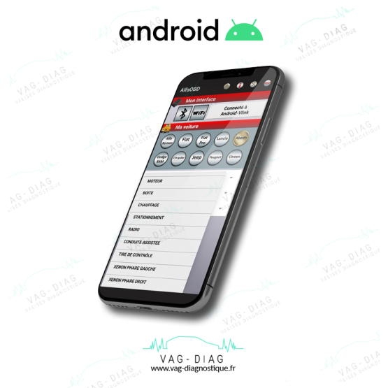 Android : AlfaOBD PRO -  Alfa/Fiat/Jeep/Chrysler