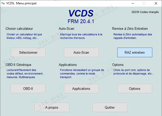 Nouvelle version de VCDS disponible 12.12.1 (FR)