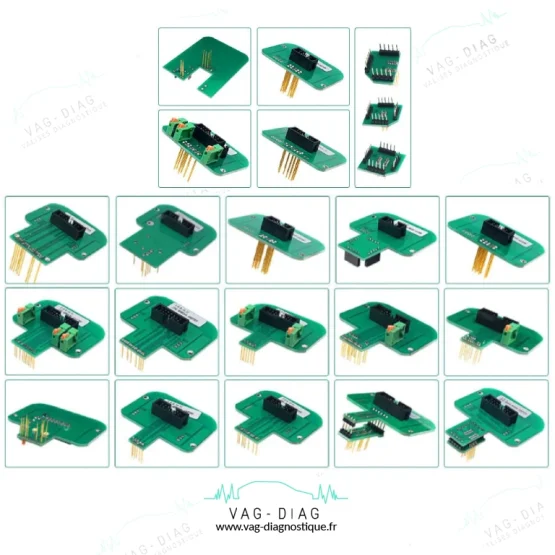 kit 22 adaptateurs BDM - Reprogrammation ECU/EEPROM