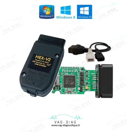 VagCom HEX V2 HQ + mises à jour en ligne 2025+