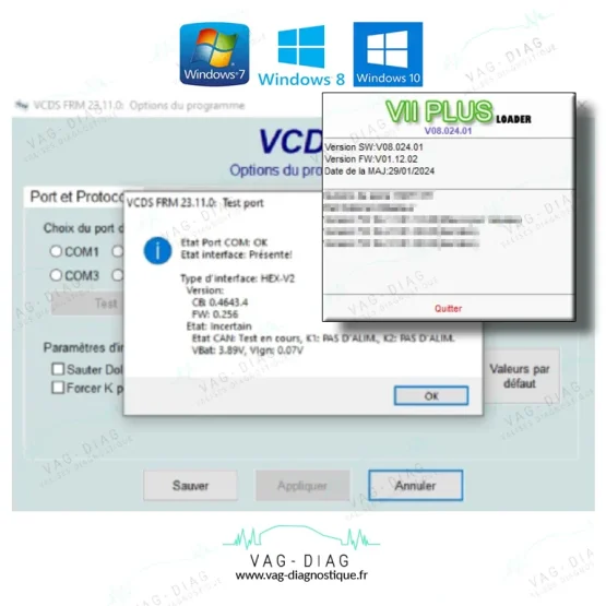 VIIPlus Loader 08.024.01 + VCDS 23.11.10 FRM